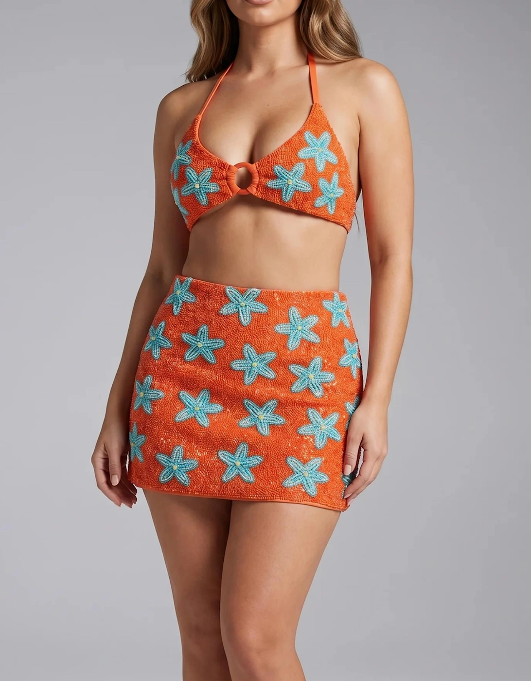 Mia's Marina Mini Skirt Multicolour