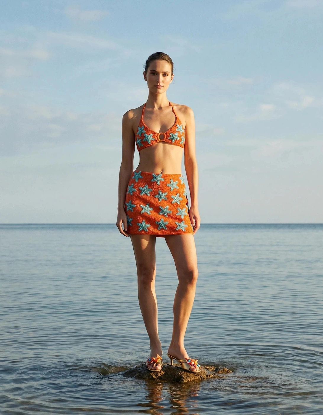 Mia's Marina Mini Skirt Multicolour