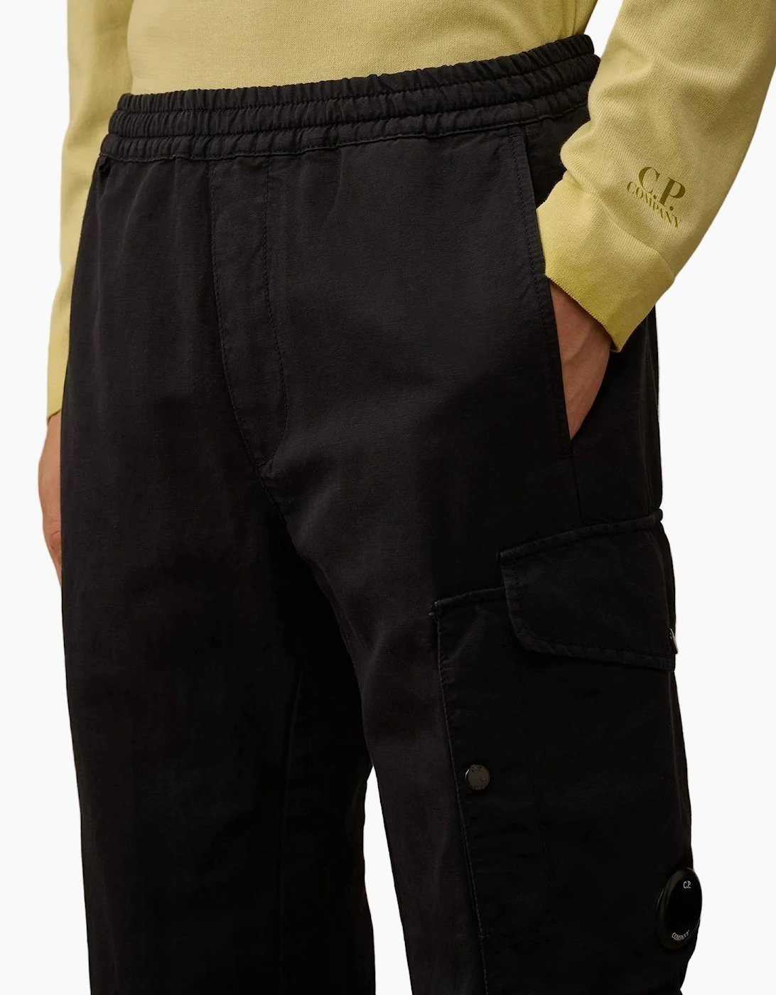 Cotton/Linen Lens Cargo Pants
