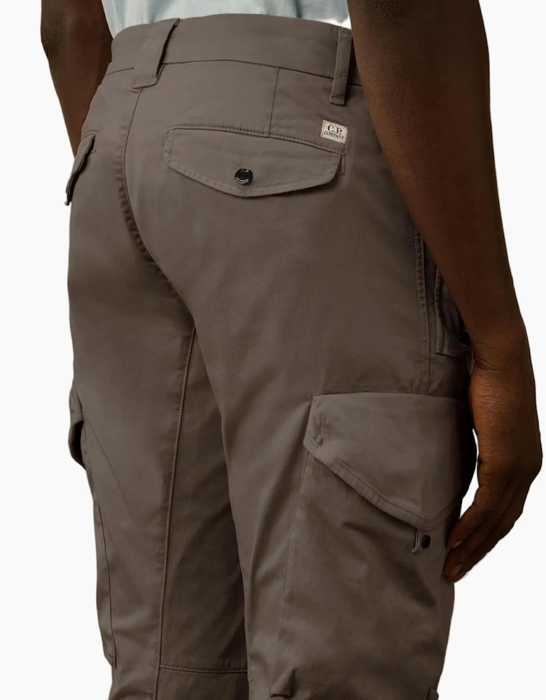 Stretch Satin Lens Cargo Pants