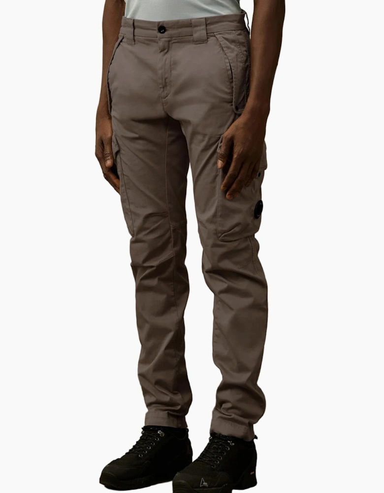 Stretch Satin Lens Cargo Pants