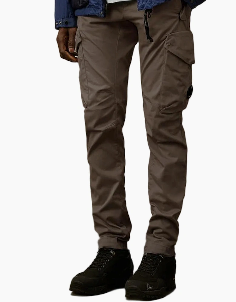 Stretch Satin Lens Cargo Pants