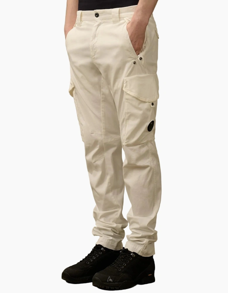 Stretch Satin Lens Cargo Pants
