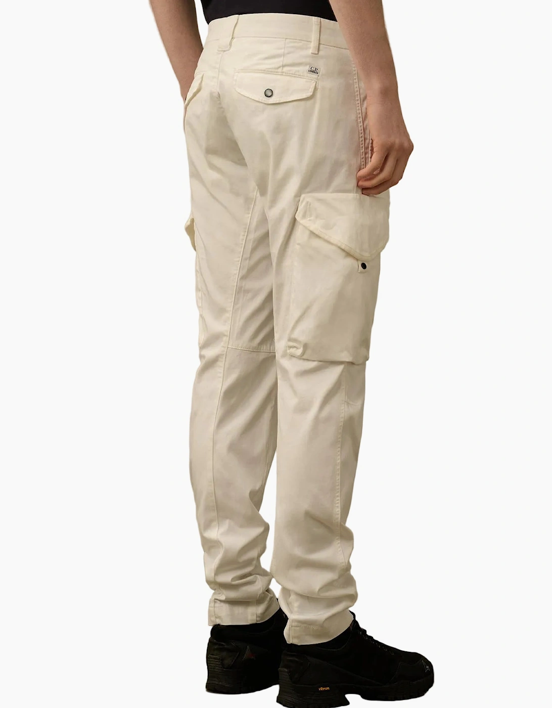 Stretch Satin Lens Cargo Pants