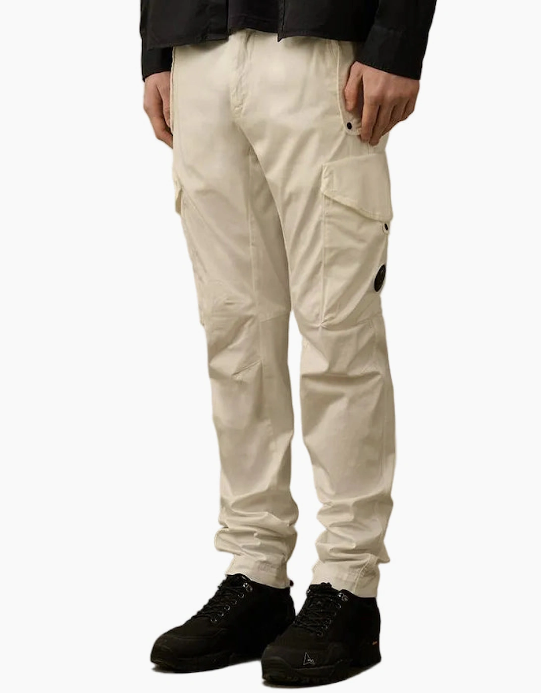 Stretch Satin Lens Cargo Pants