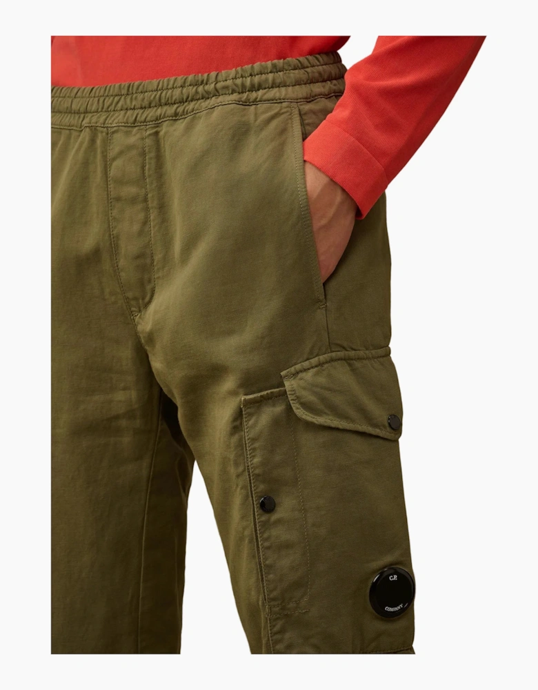 Cotton/Linen Lens Cargo Pants