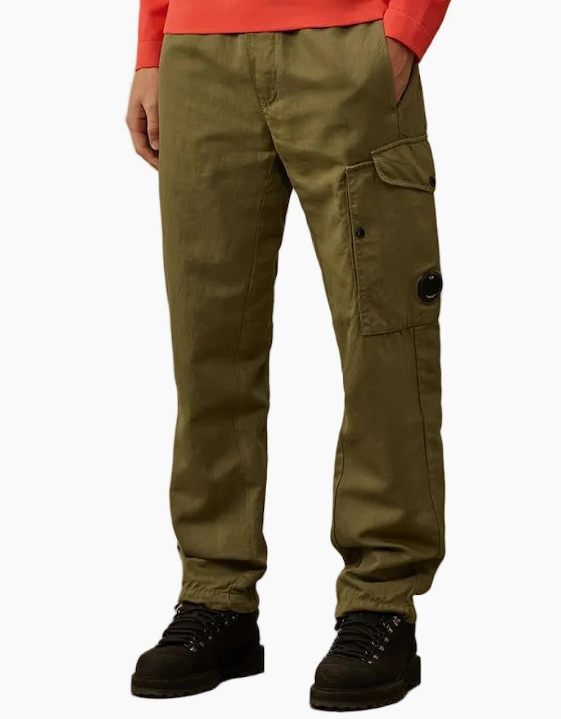Cotton/Linen Lens Cargo Pants
