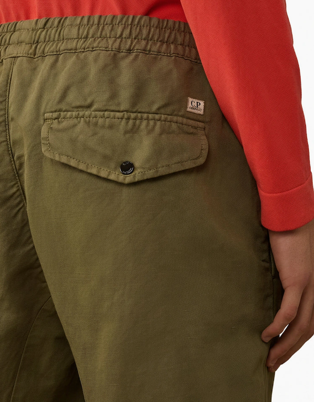 Cotton/Linen Lens Cargo Pants