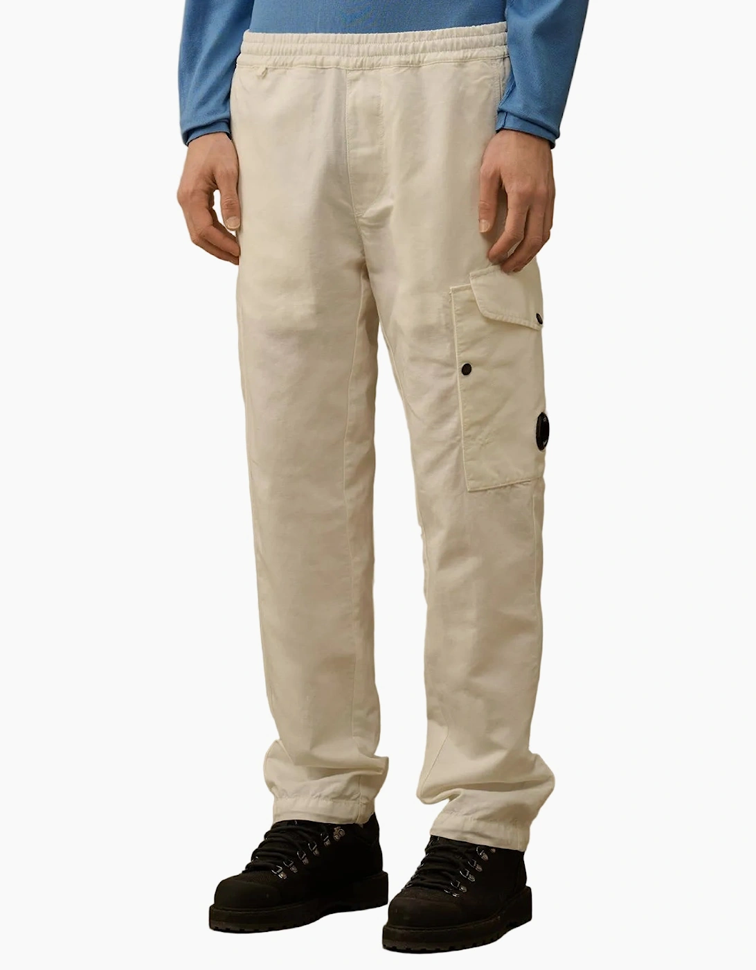 Cotton/Linen Lens Cargo Pants