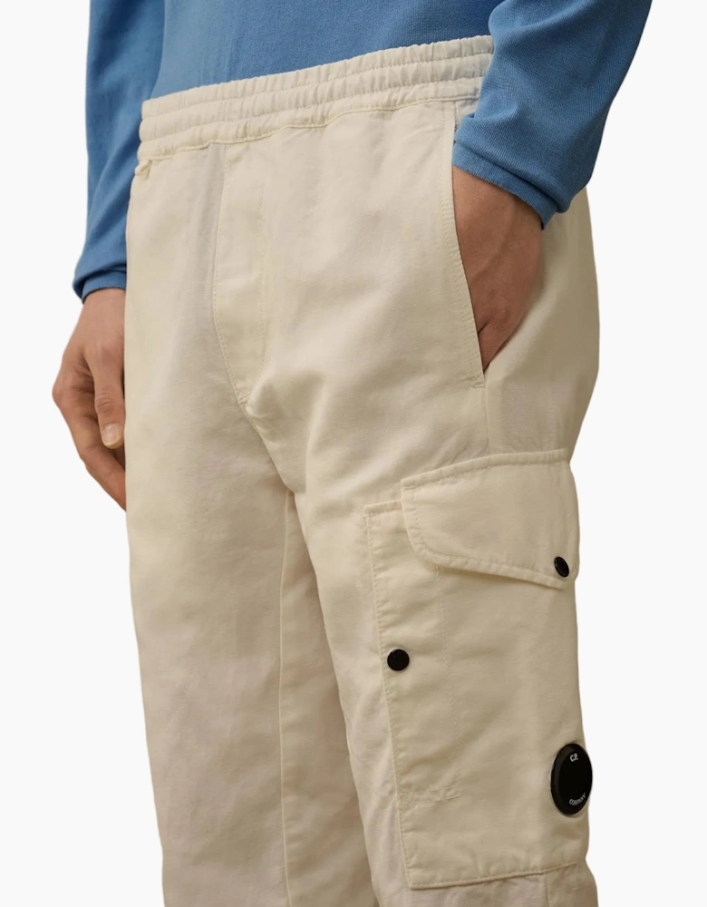 Cotton/Linen Lens Cargo Pants