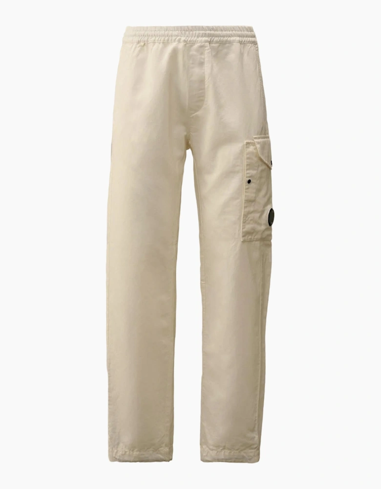 Cotton/Linen Lens Cargo Pants