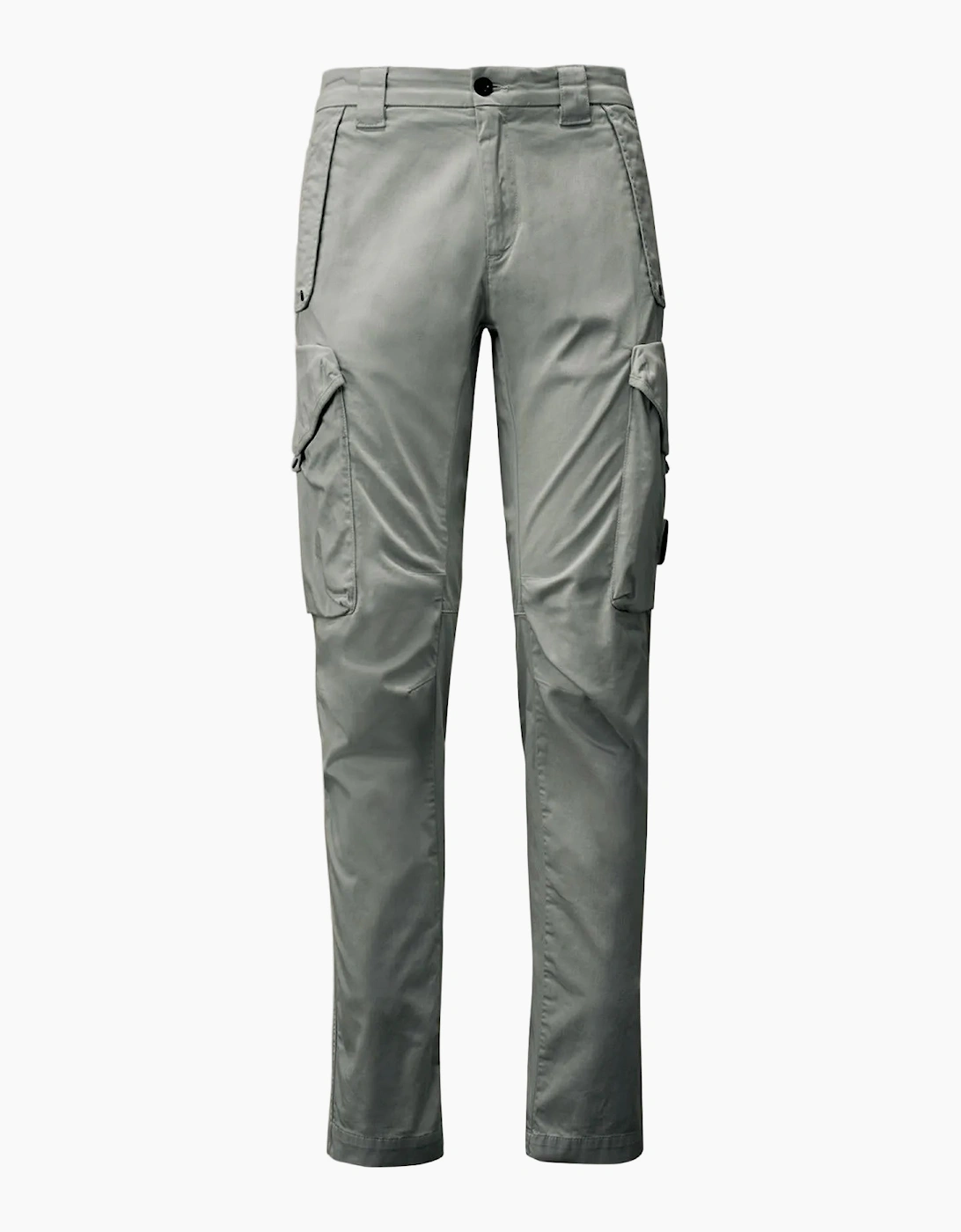 Stretch Satin Lens Cargo Pants