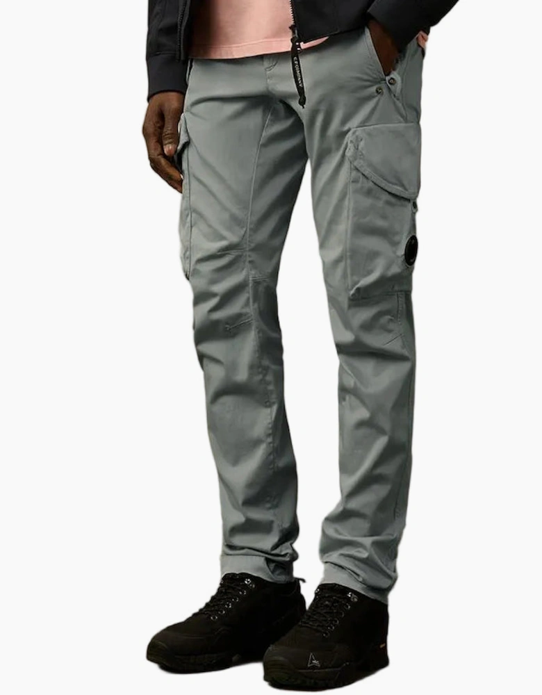 Stretch Satin Lens Cargo Pants