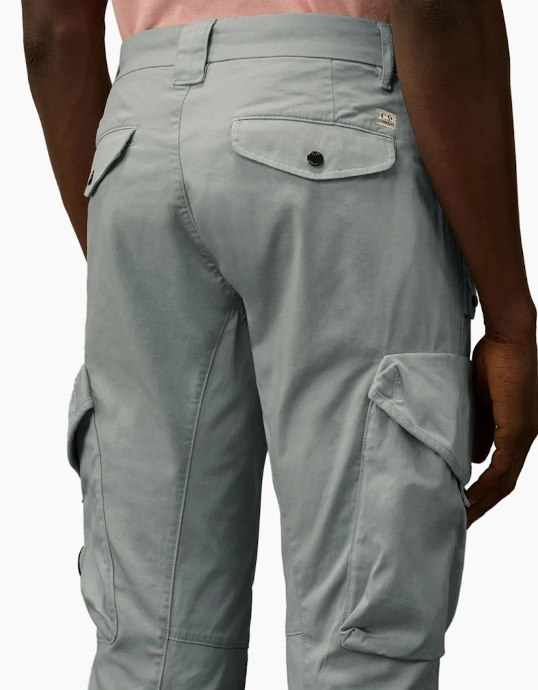 Stretch Satin Lens Cargo Pants