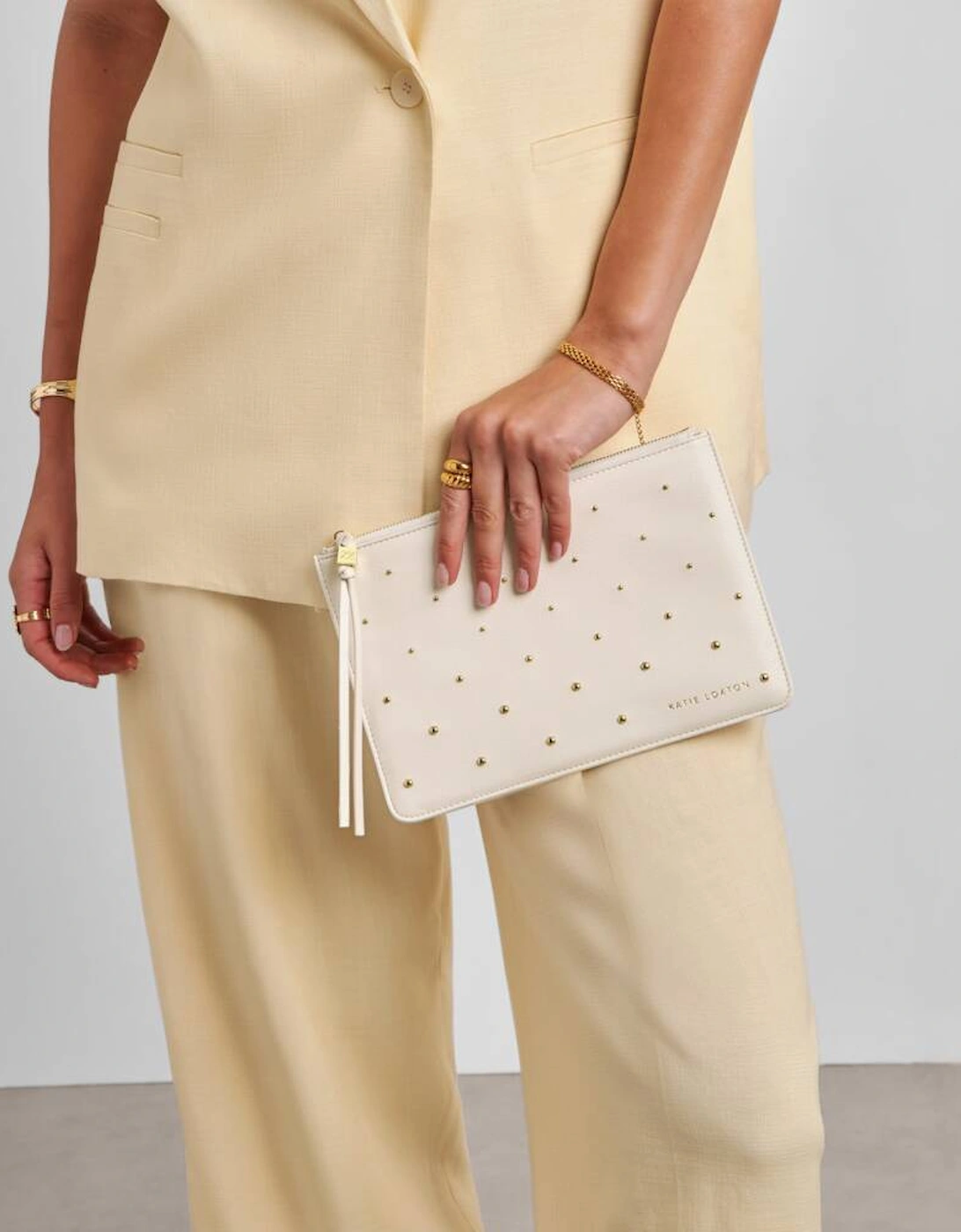 Tassel charm pouch