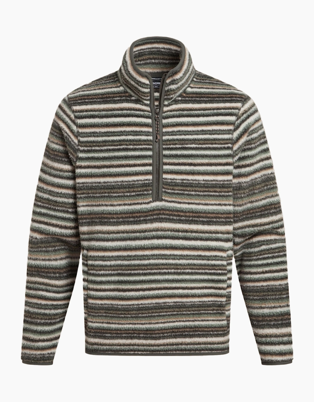 Craghoppers Mens Tatton II Contrast Striped Fleece Top, 6 of 5