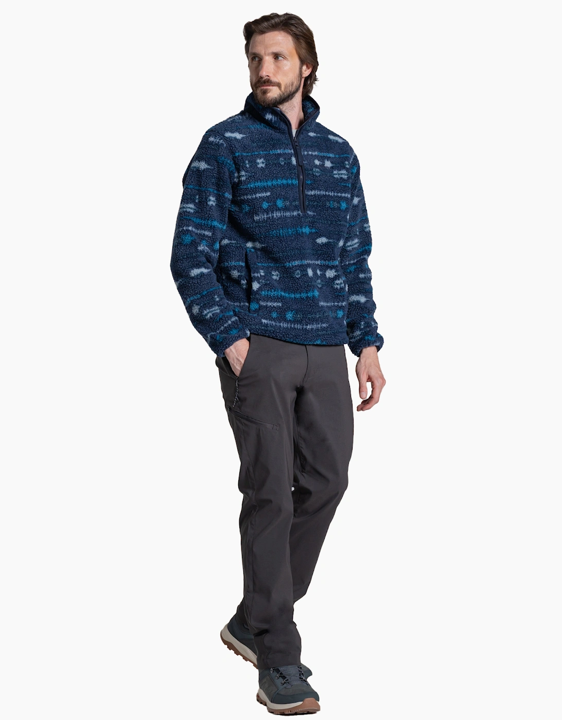 Craghoppers Mens National Trust Rawthey Half Zip Fleece Top