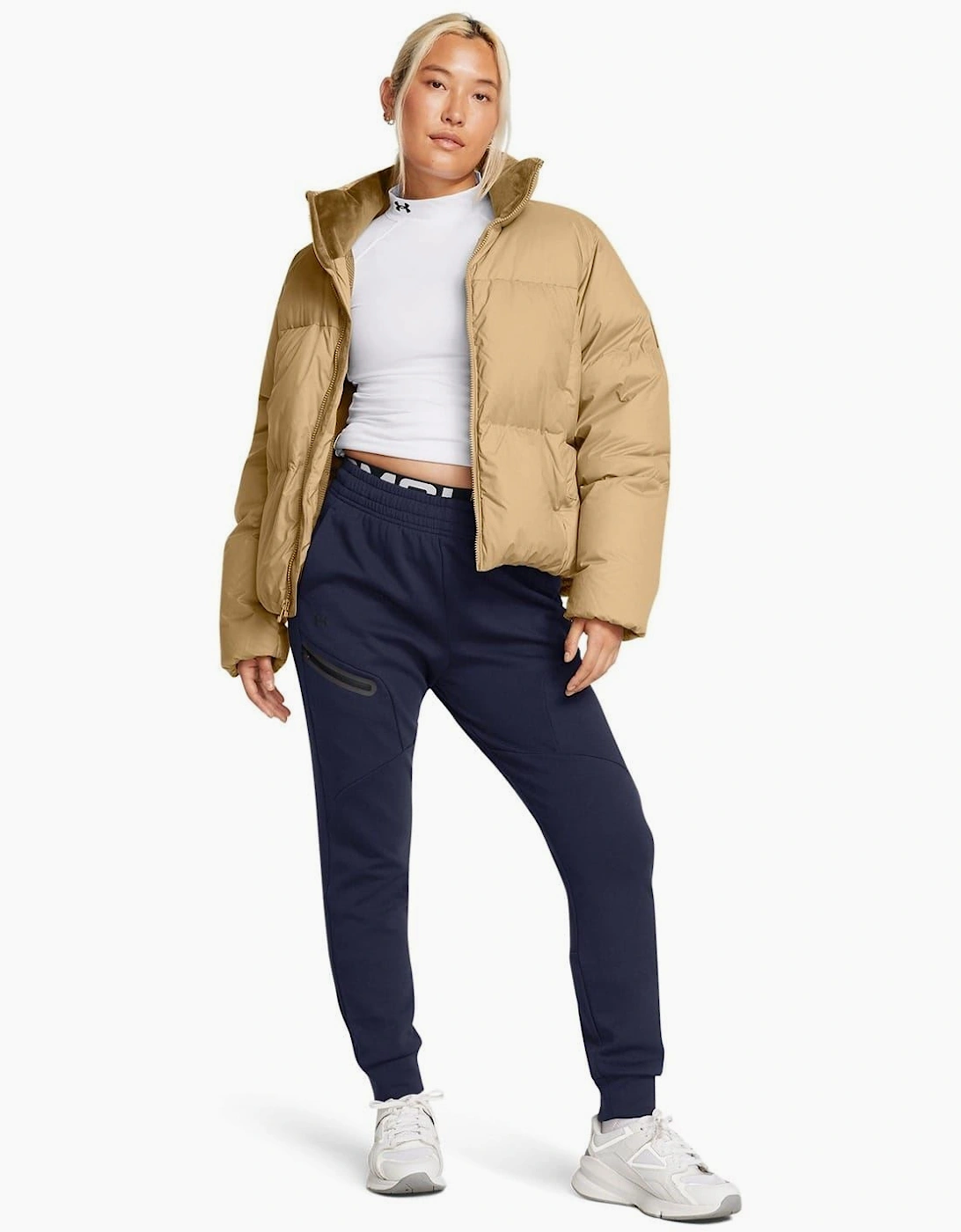 Unstoppable Fleece Solid Patterned Joggers