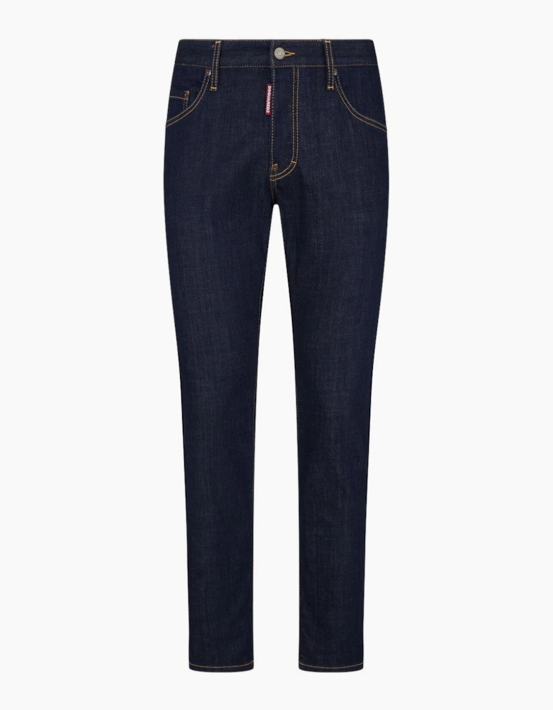 Dsquared2 Dark Rinse Wash Cool Guy Blue Jeans in Navy