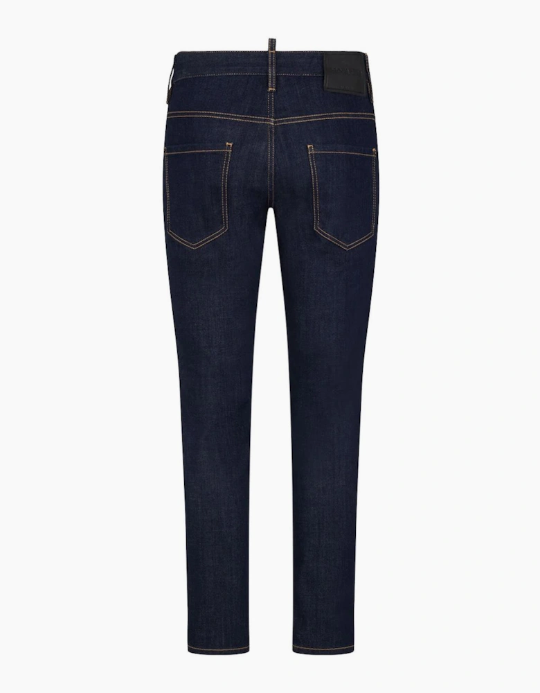Dsquared2 Dark Rinse Wash Cool Guy Blue Jeans in Navy