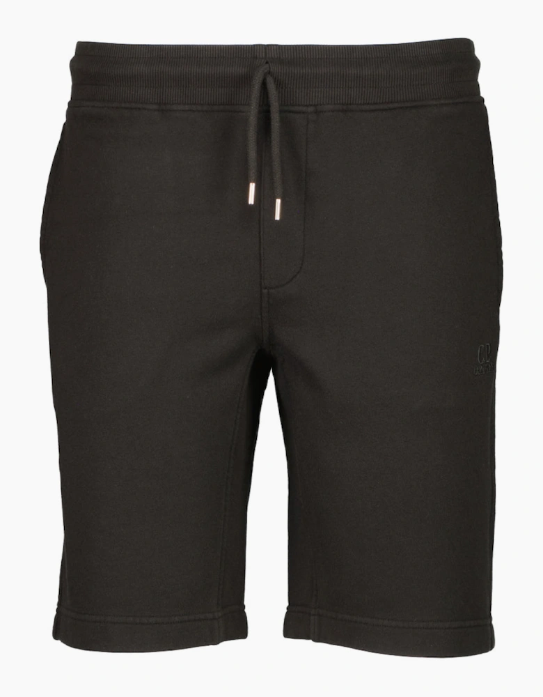 Cotton Diagonal Fleece Logo Bermudas