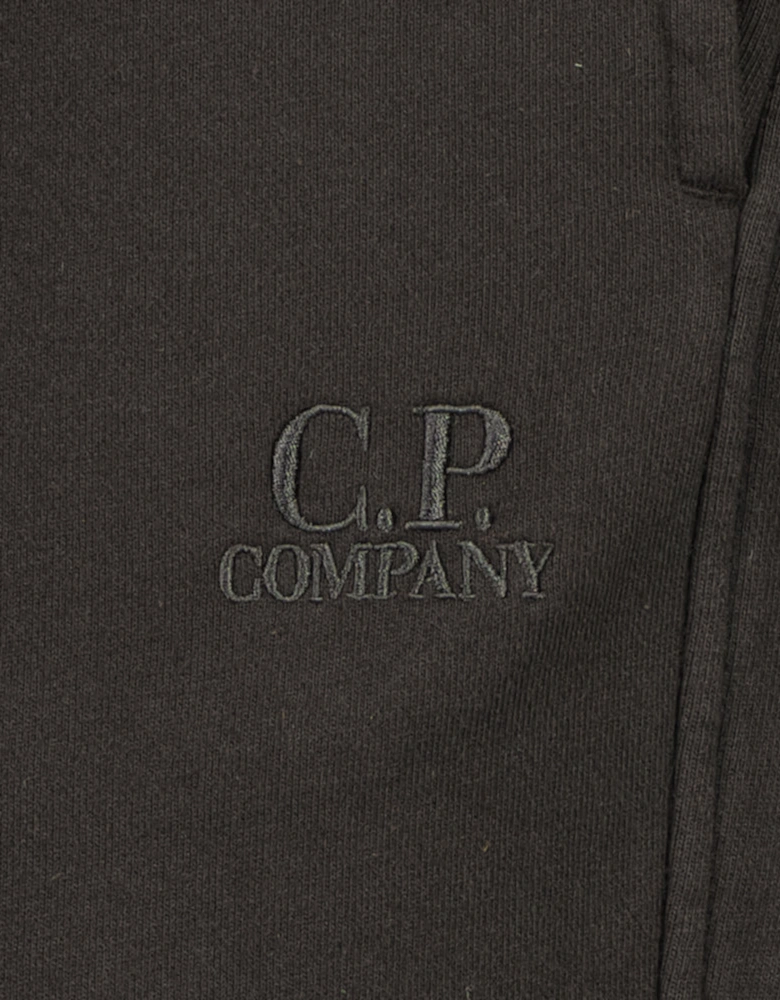 Cotton Diagonal Fleece Logo Bermudas