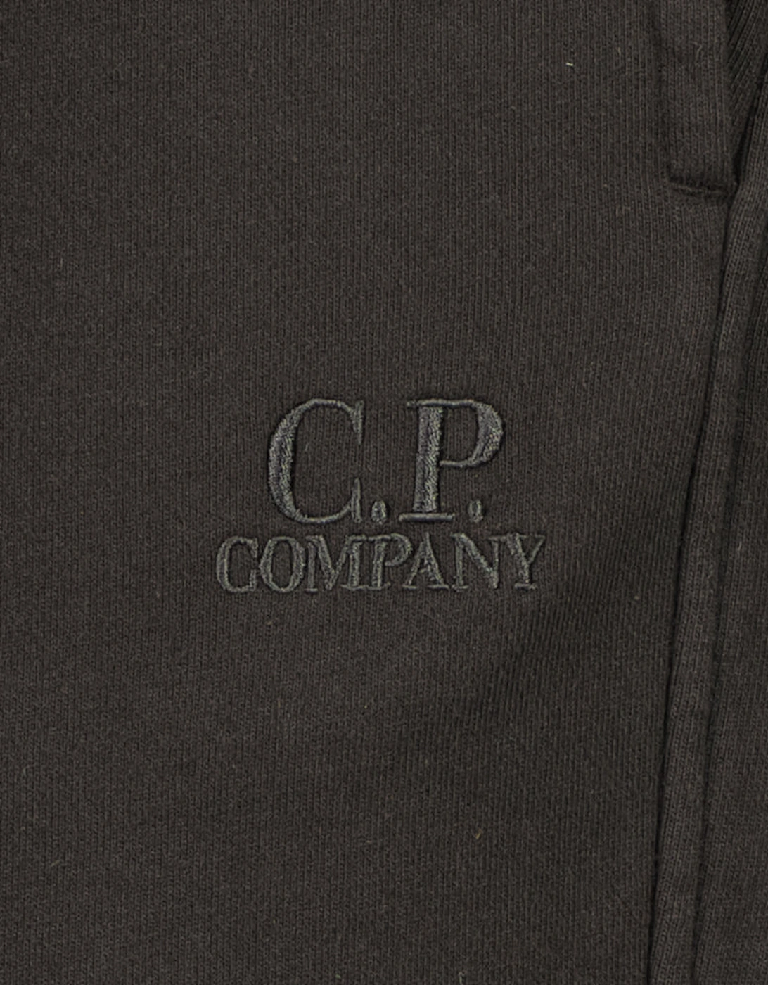 Cotton Diagonal Fleece Logo Bermudas