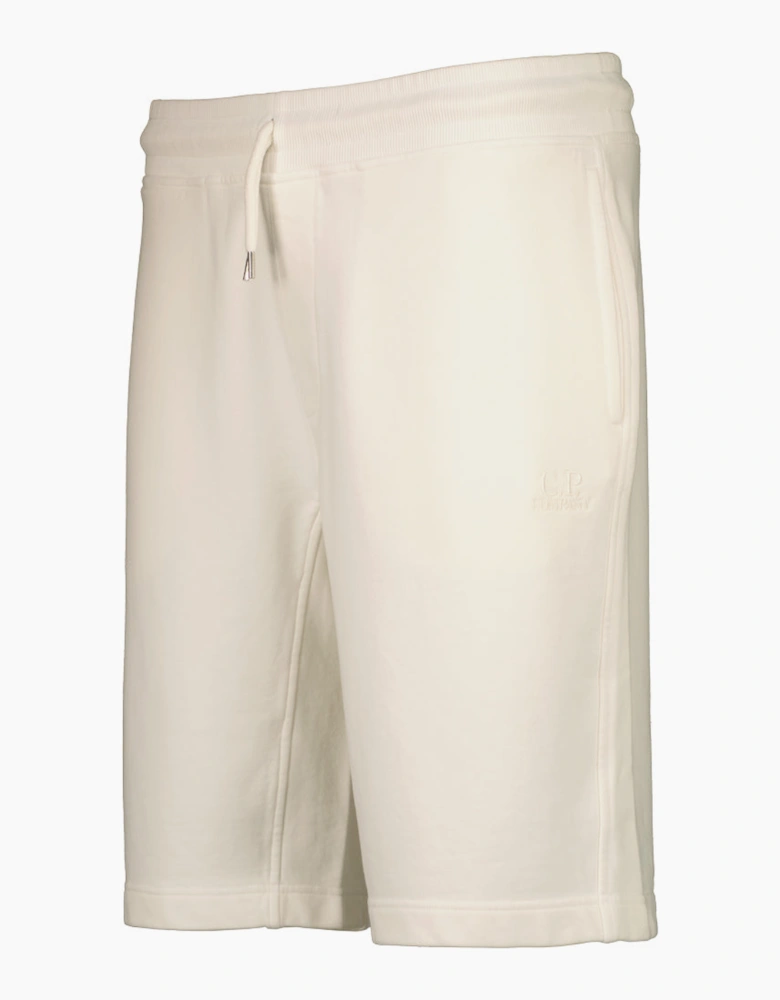 Cotton Diagonal Fleece Logo Bermudas