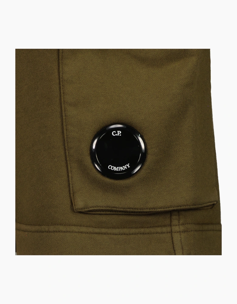 Cotton Diagonal Fleece Lens Bermudas
