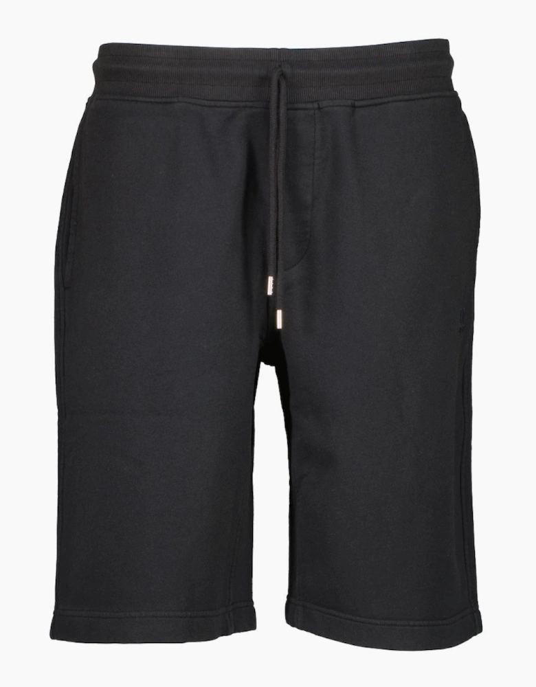 Cotton Diagonal Fleece Logo Bermudas
