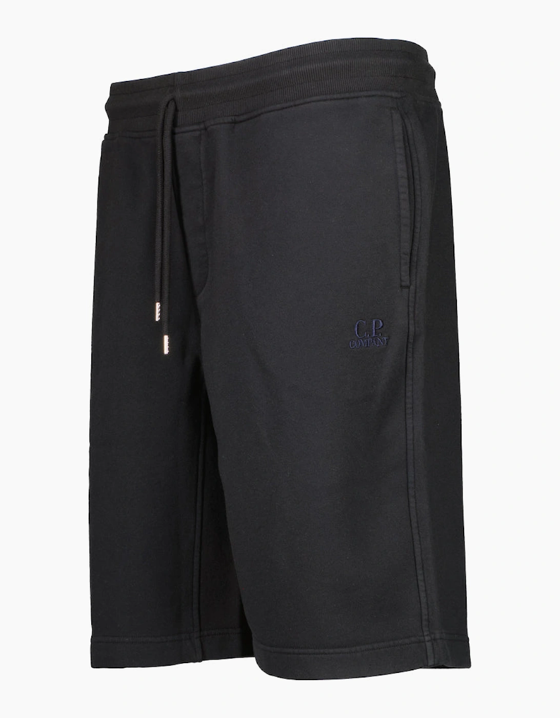 Cotton Diagonal Fleece Logo Bermudas