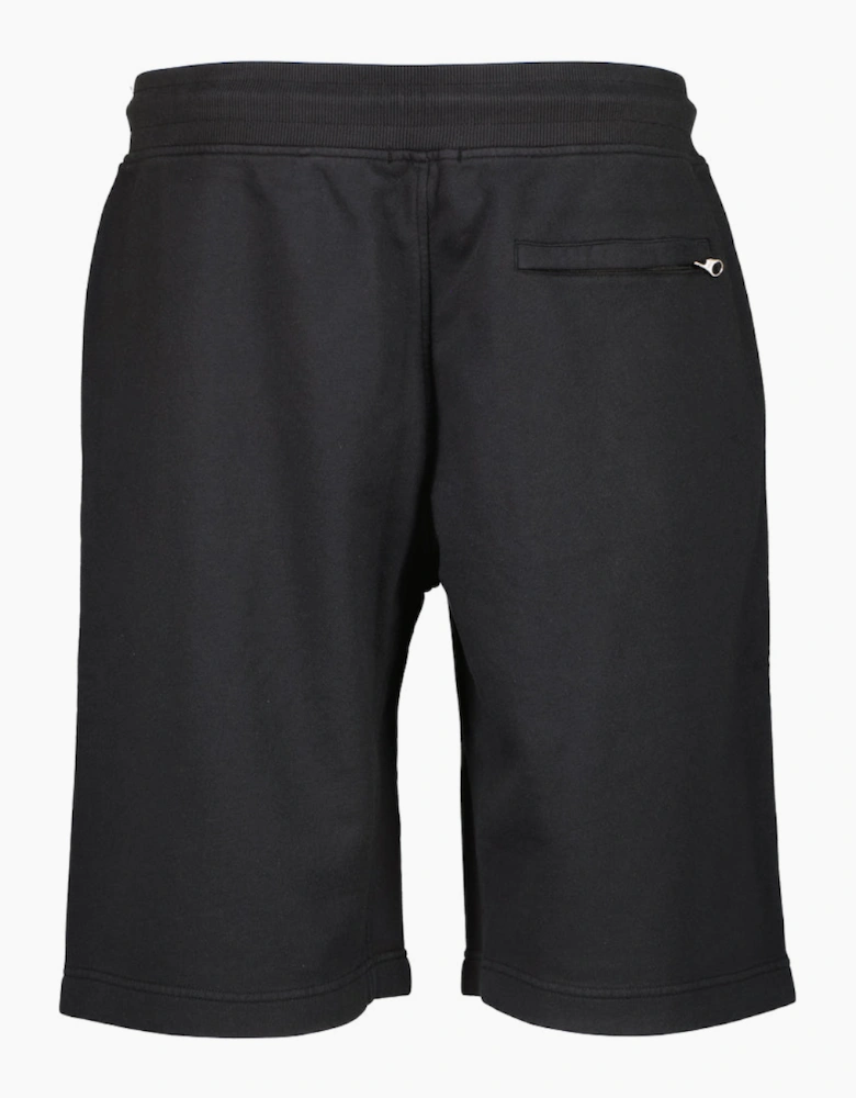 Cotton Diagonal Fleece Logo Bermudas