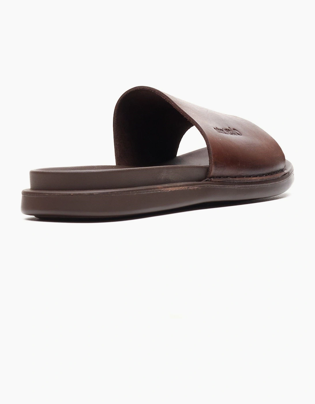 Base London Albany Leather Men's Brown Slides
