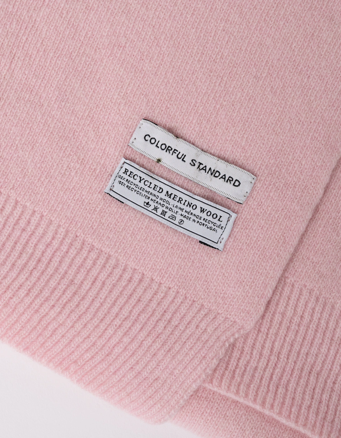Colorful Standard Merino Wool Scarf - Faded Pink