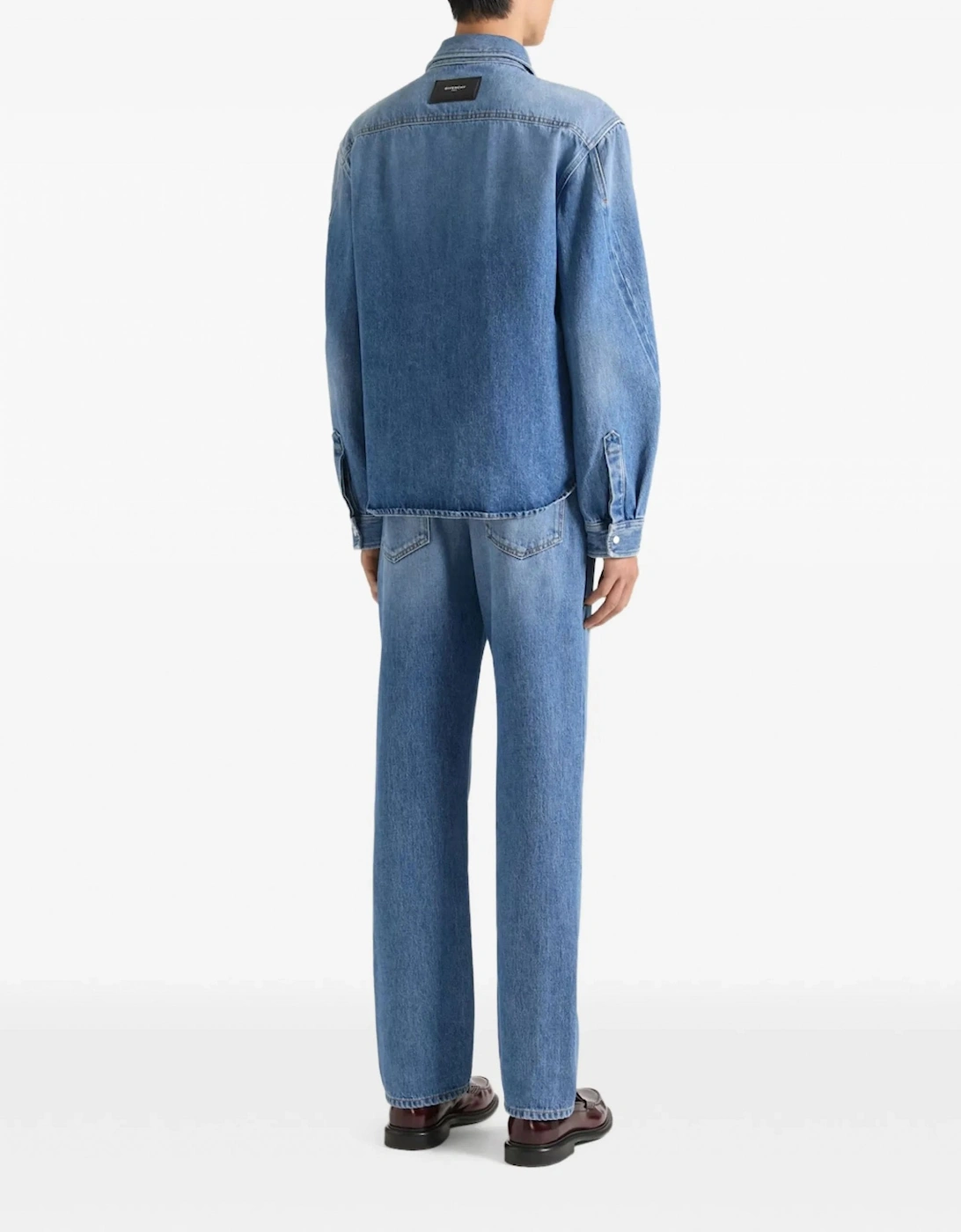 Vintage Denim Shirt Denim Blue