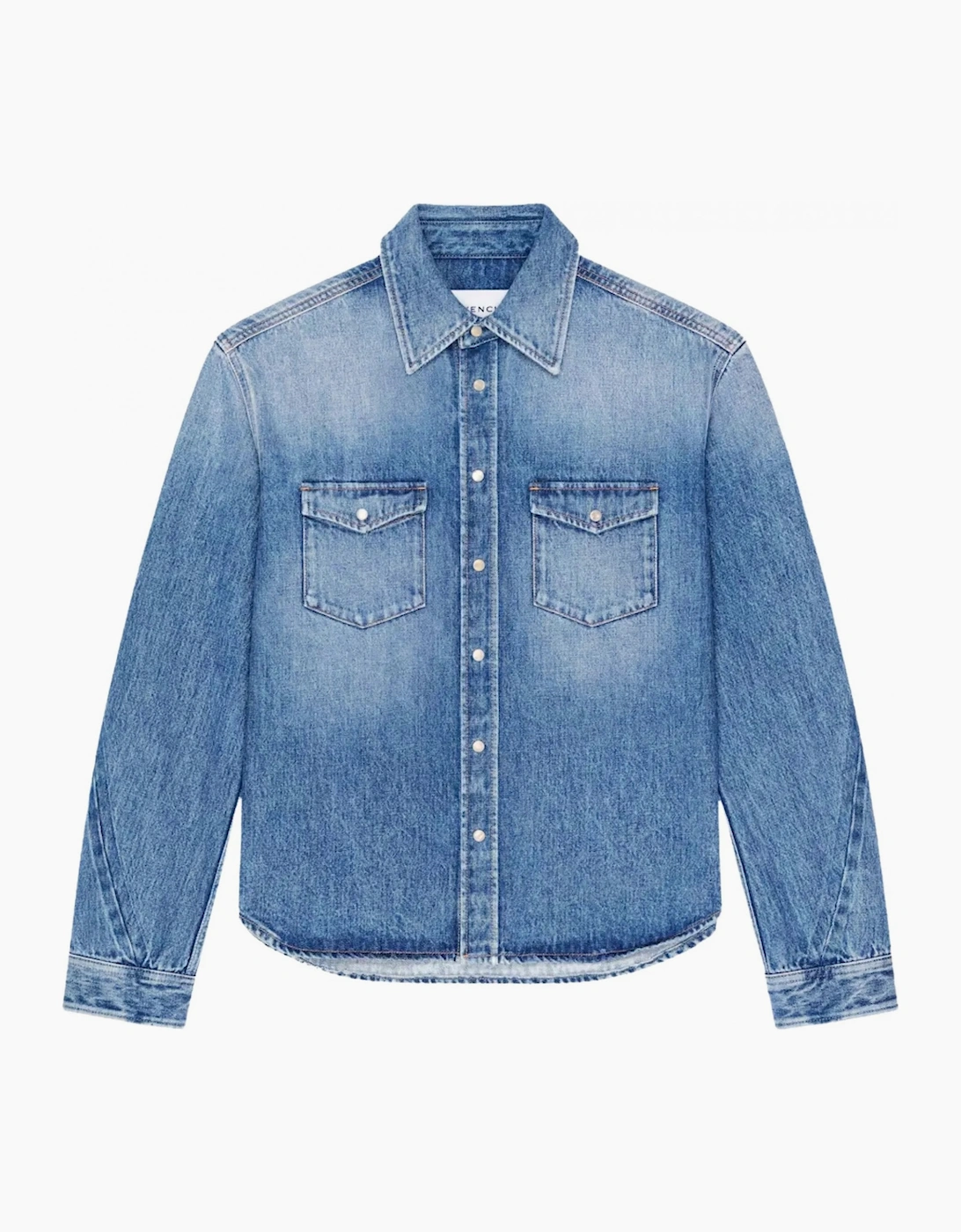Vintage Denim Shirt Denim Blue