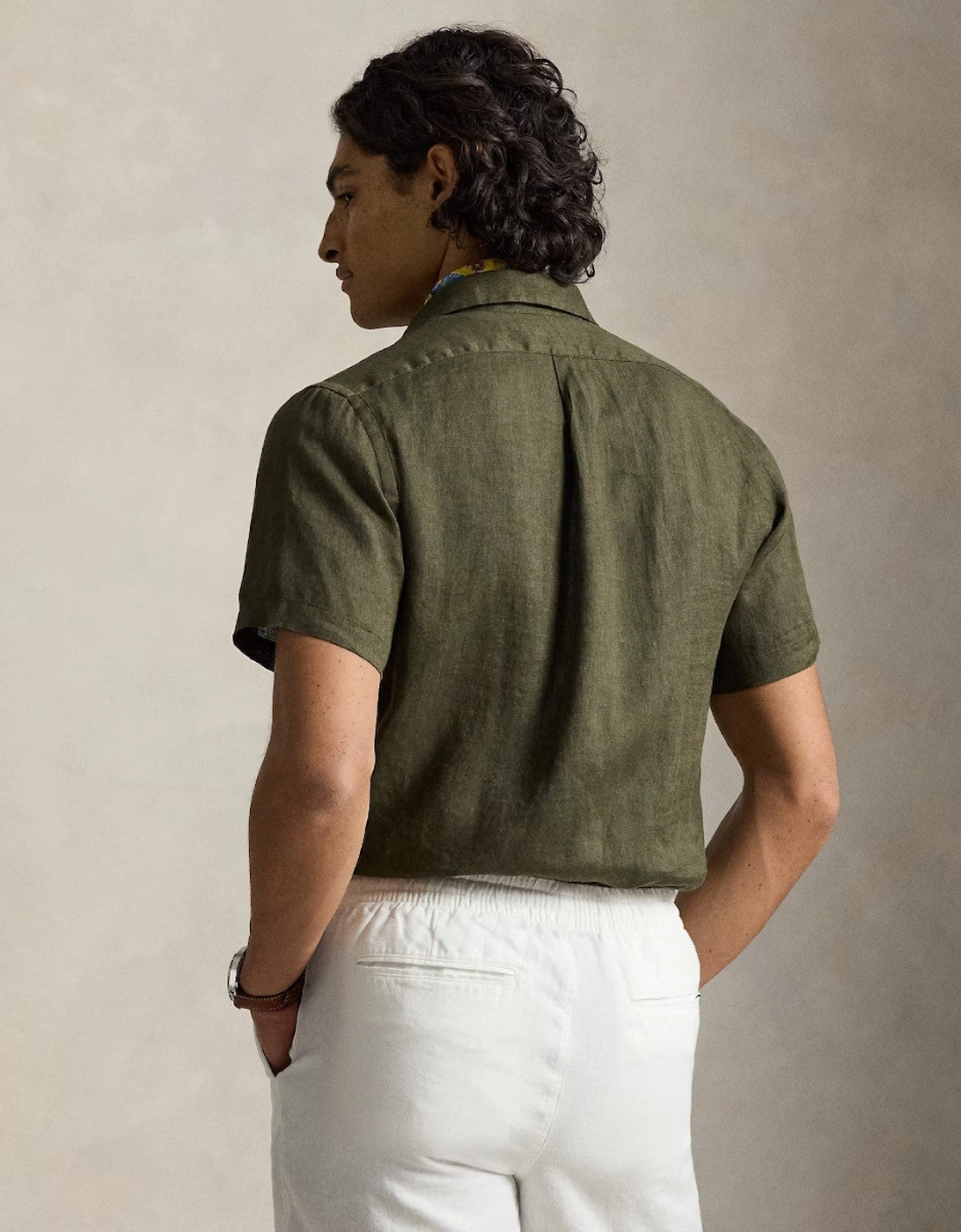 Polo Ralph Lauren SS Linen Shirt 503 Armadillo