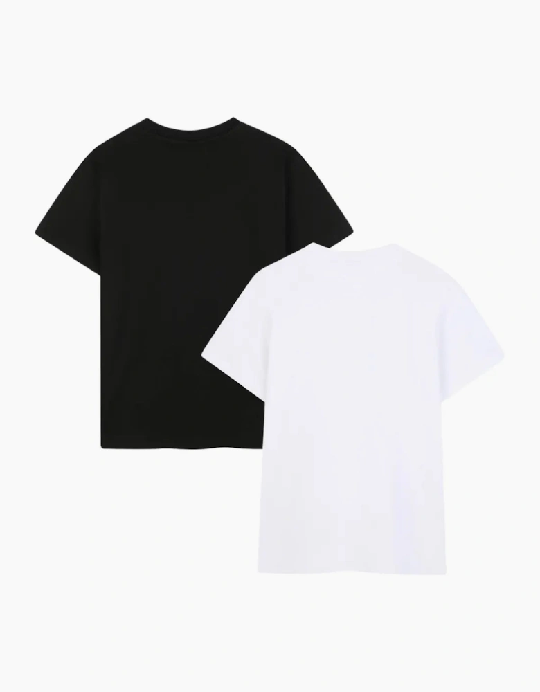 Boys 2-Pack Classic T-Shirts, Black/White