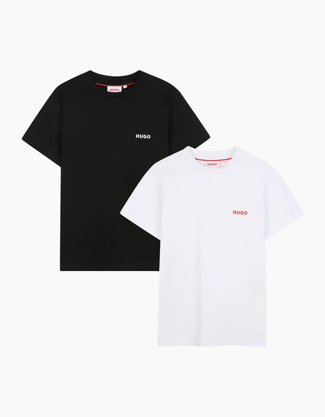 Boys 2-Pack Classic T-Shirts, Black/White
