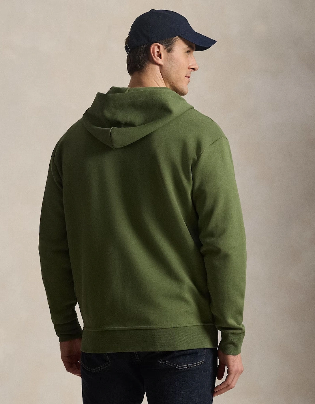 Polo Ralph Lauren Double Knit Zip Through Hoody 503 Supply Olive