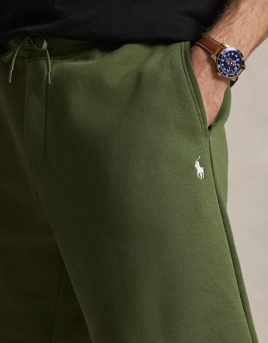 Polo Ralph Lauren Double Knit Athletic Shorts 502 Supply Olive