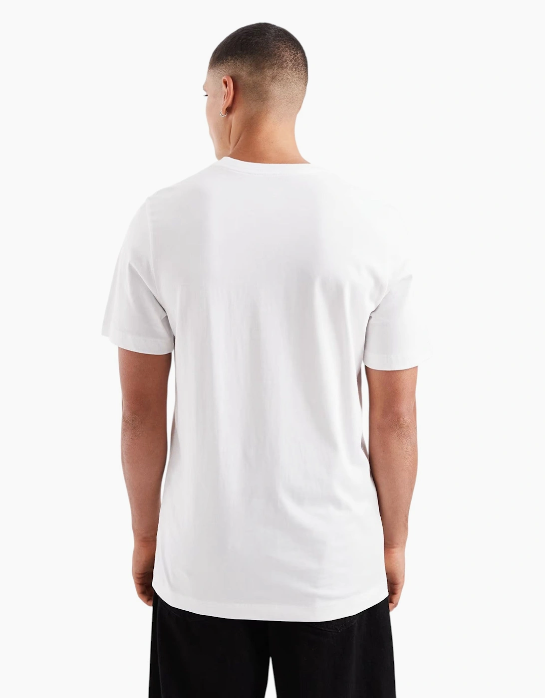 Nike Core Mens T Shirts Sportswear Club Swoosh Embroidered Futura Logo Tee