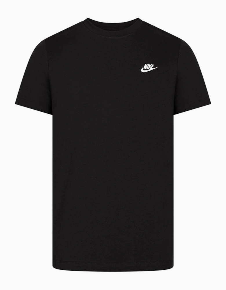 Nike Core Mens T Shirts Sportswear Club Swoosh Embroidered Futura Logo Tee