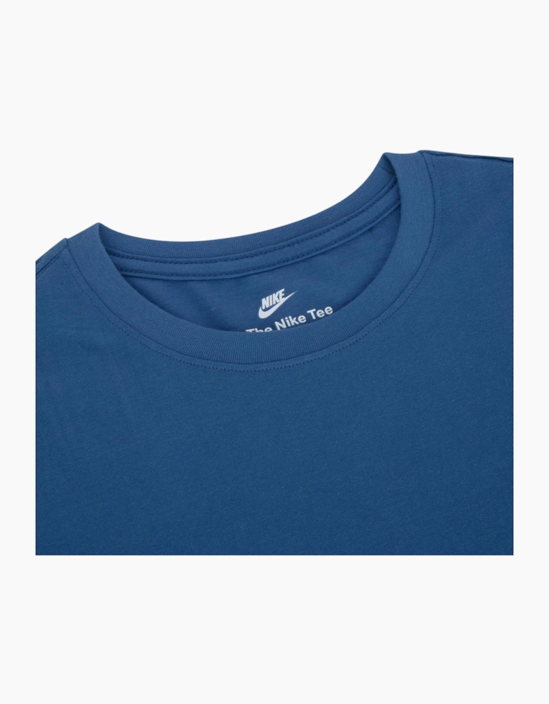 Nike Core Mens T Shirts Sportswear Club Swoosh Embroidered Futura Logo Tee