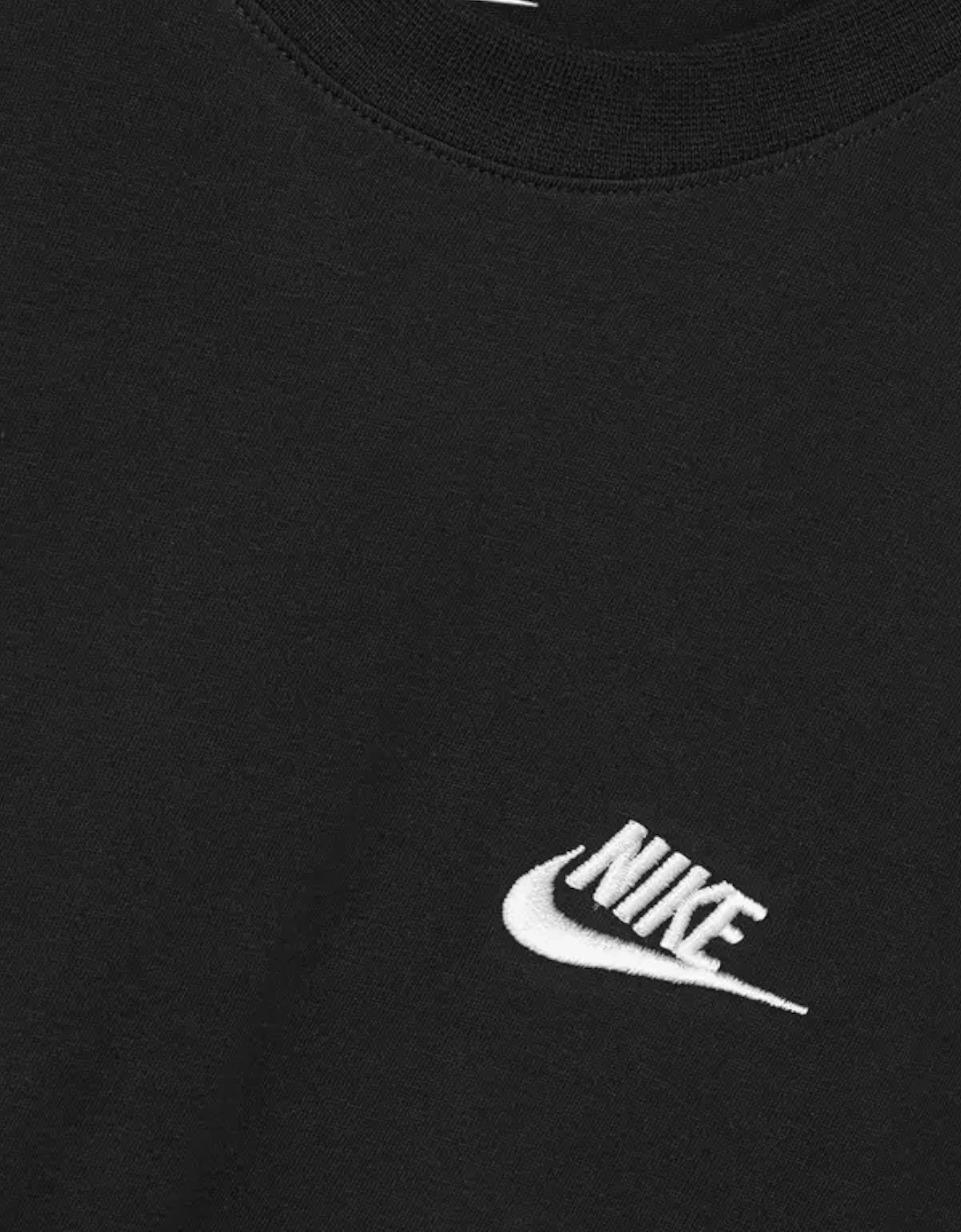 Nike Core Mens T Shirts Sportswear Club Swoosh Embroidered Futura Logo Tee