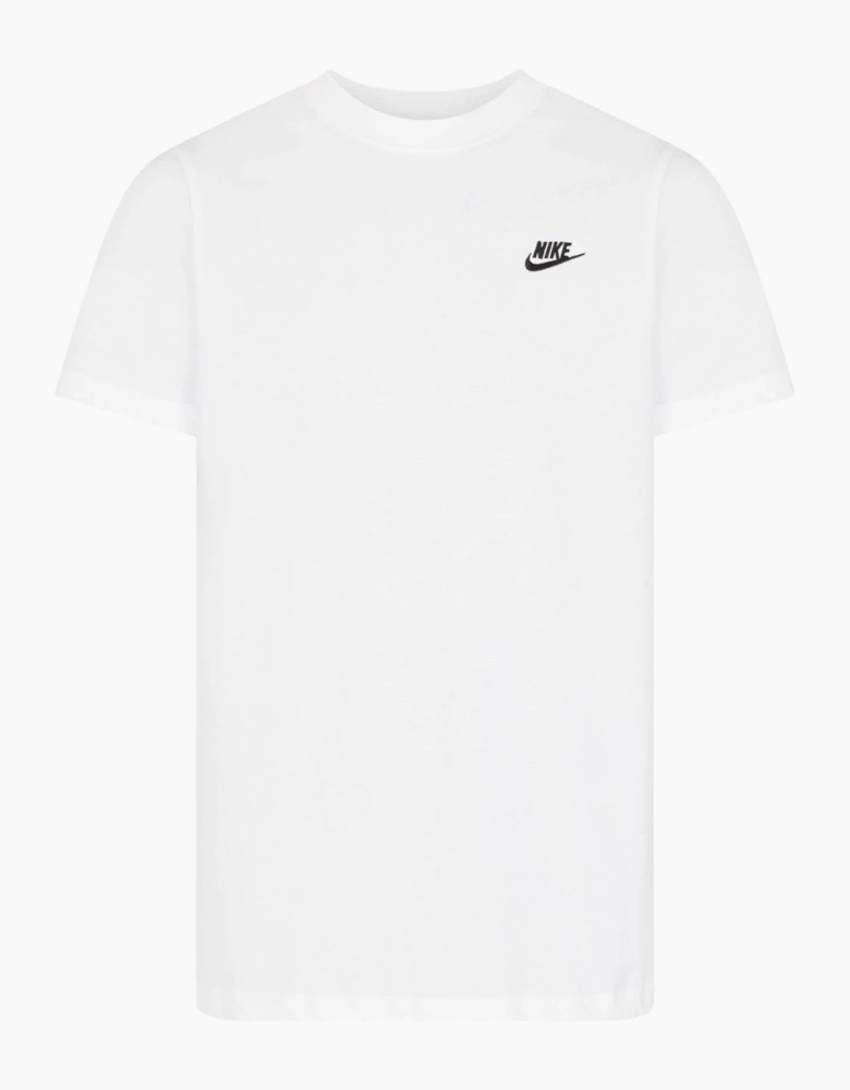 Nike Core Mens T Shirts Sportswear Club Swoosh Embroidered Futura Logo Tee