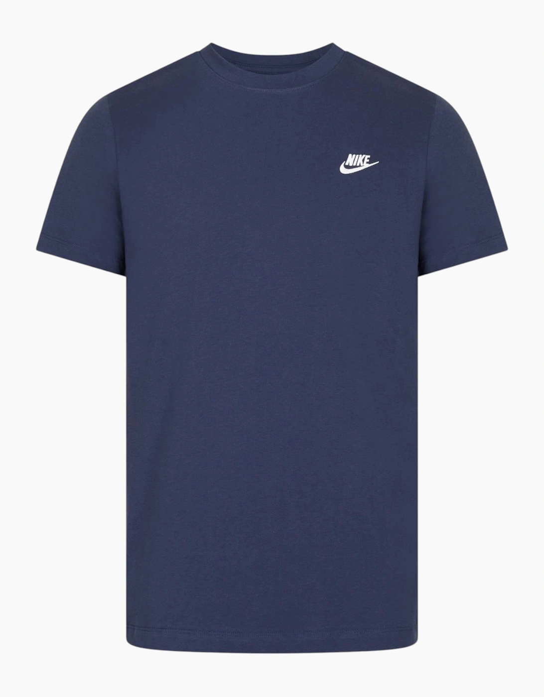 Nike Core Mens T Shirts Sportswear Club Swoosh Embroidered Futura Logo Tee