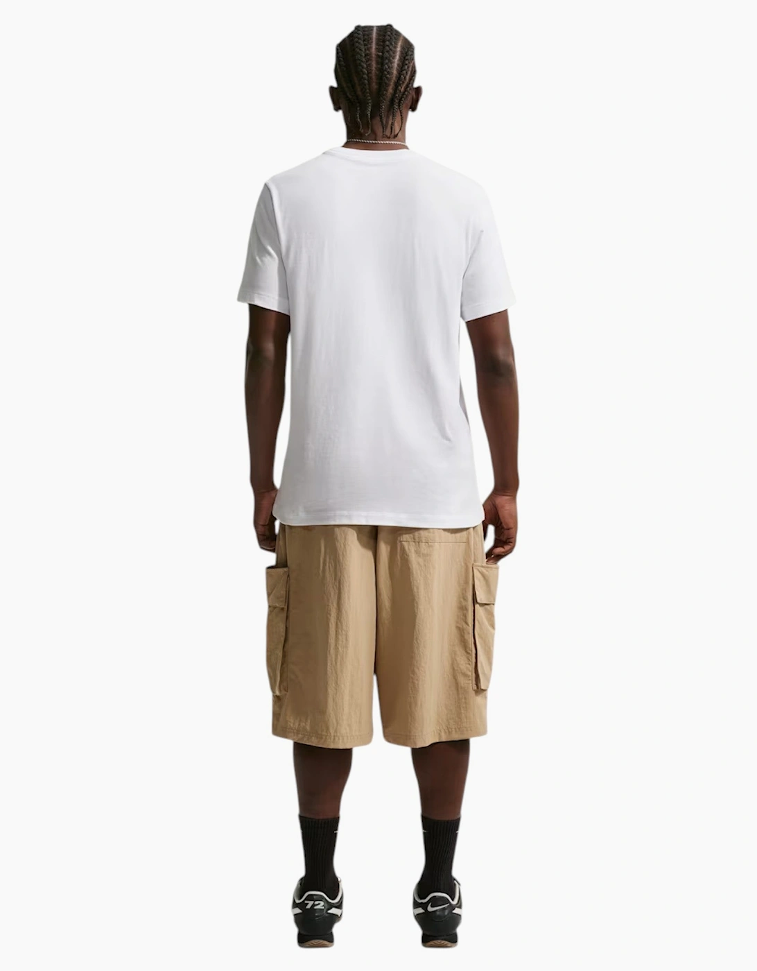 Nike Core Mens T Shirts Sportswear Club Swoosh Embroidered Futura Logo Tee