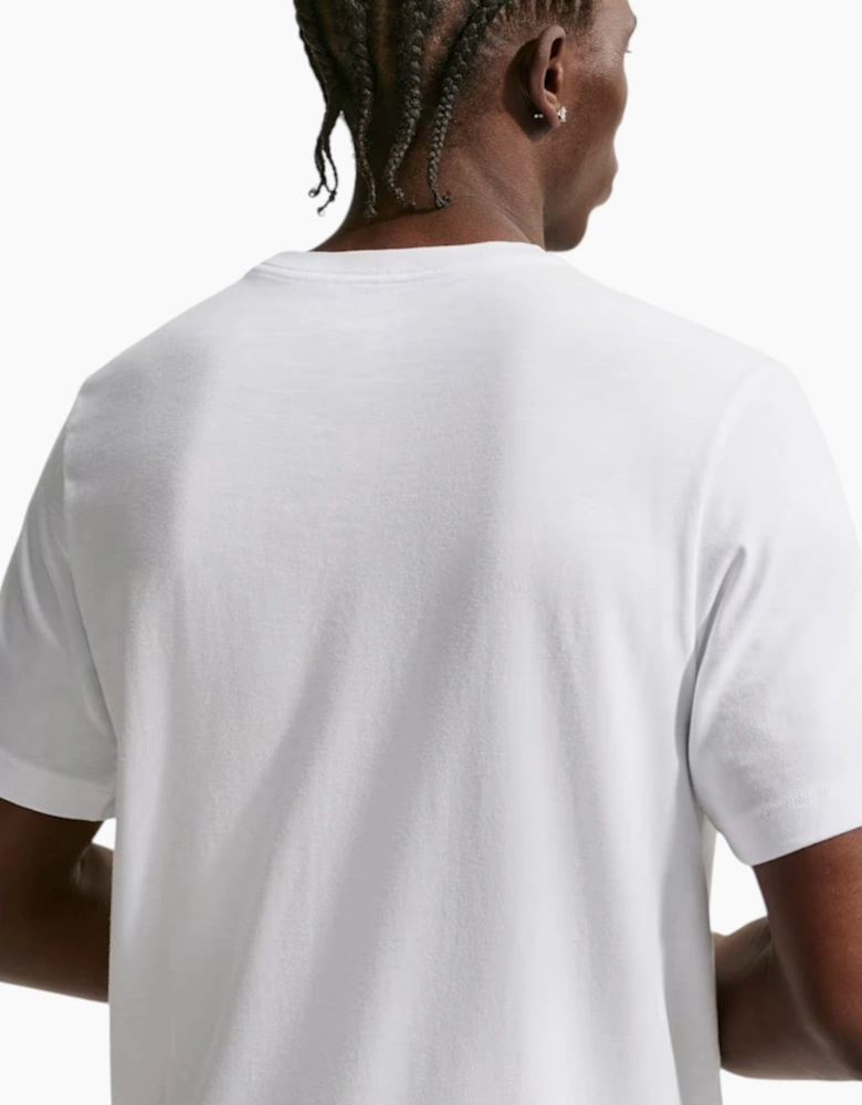 Nike Core Mens T Shirts Sportswear Club Swoosh Embroidered Futura Logo Tee