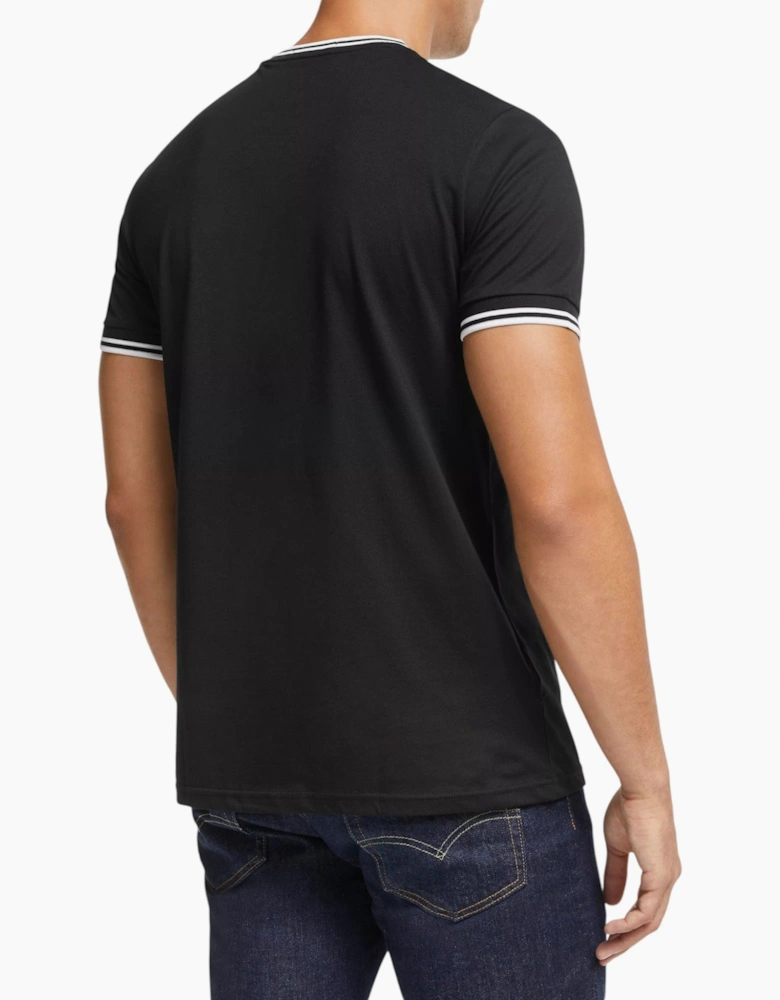 Fred Perry Twin Tipped Mens T Shirt Crew Neck Short Sleeve Summer Tee